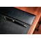 Dacasso Black 30" x 18" Desk Pad/Desk Mat/Desk Protector, Bonded Leather PR-1403 - alternate 5